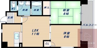 グロリアス北大阪の物件間取画像